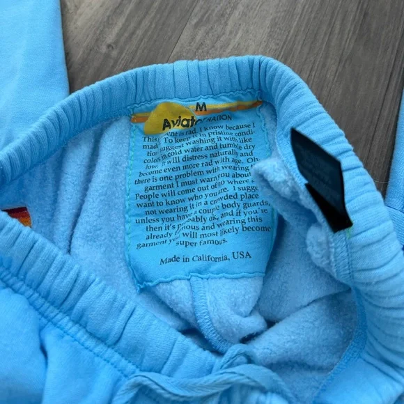 Aviator Nation Sweatpants Joggers Peloton Medium - Picture 5 of 9